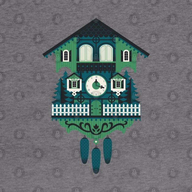 Cuckoo Clock by Lucie Rice Illustration and Design, LLC